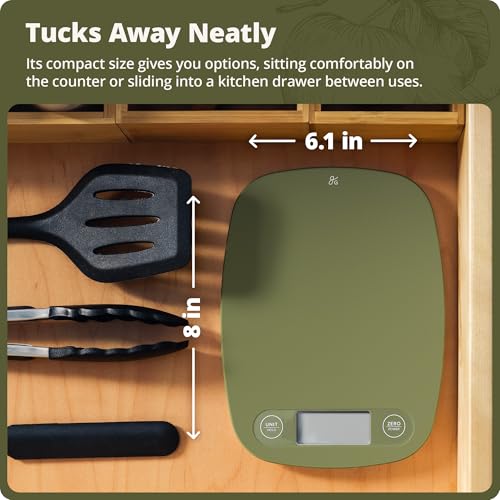 Food Scale Slim & Compact Build