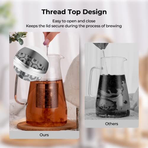 2 Pack Large Tea Infuser for Loose Leaf Tea & Spice Ball 2”x2.8” (2 Count)