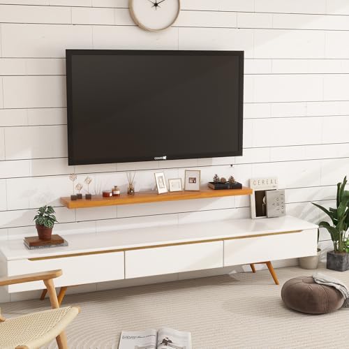 Solid Wood Floating Shelves 48 Inches Long