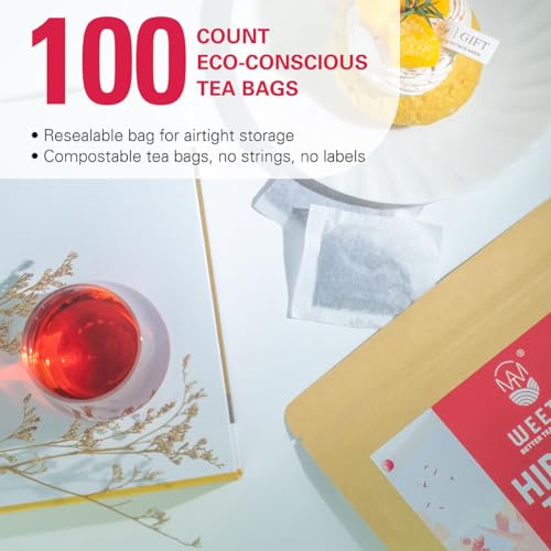 Hibiscus Tea Bags 100ct (100 Count)