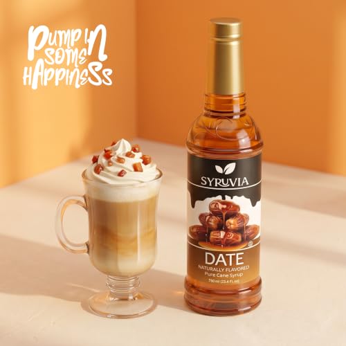 Coffee Syrup Date Flavored Syrup for Drinks (25.4 Fl Oz)