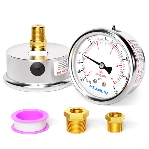 30inHG~60Psi Stainless Steel 1