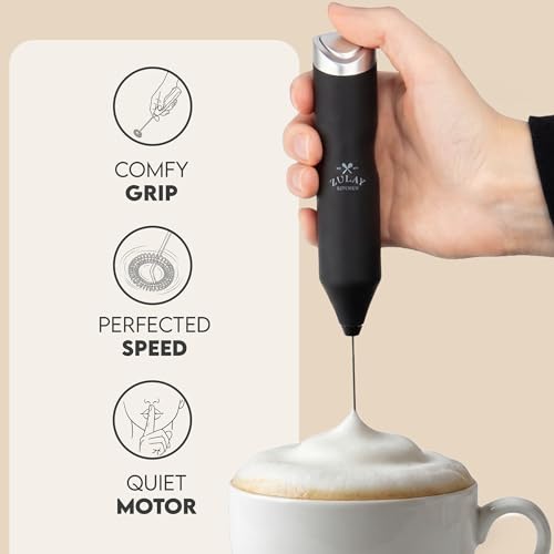 Powerful Frother Wand AA Batteries Included