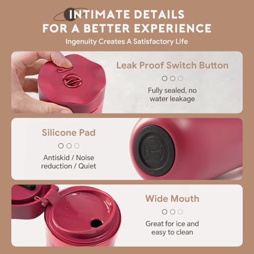 11oz Vacuum Insulated Portable French Press Coffee Maker