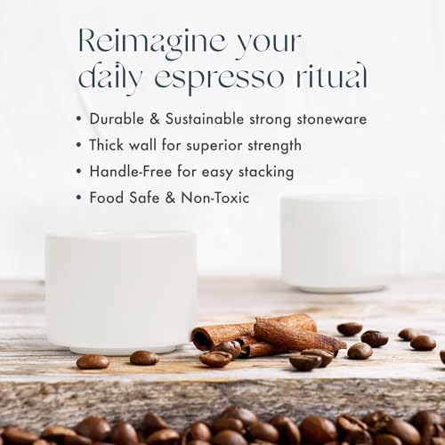 Leonard Ceramic Espresso Cups (2 Count)