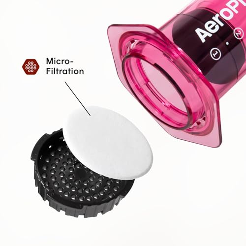 Clear Pink Coffee Press