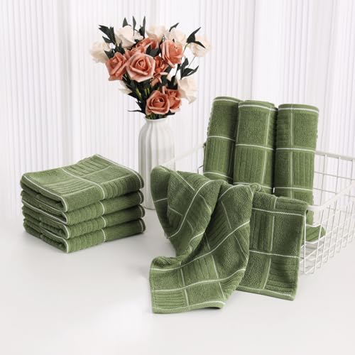 Kitchen Towels and Dishcloths Set (8 Count)