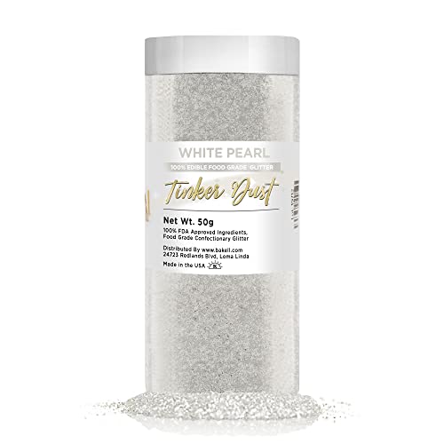 White Edible Glitter