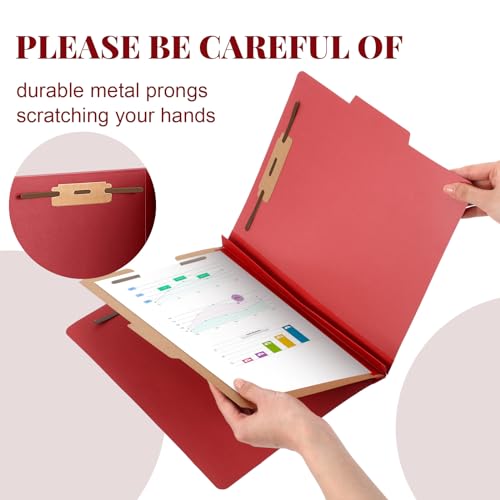 24 Pcs Classification Folder Letter Size (24 Count)