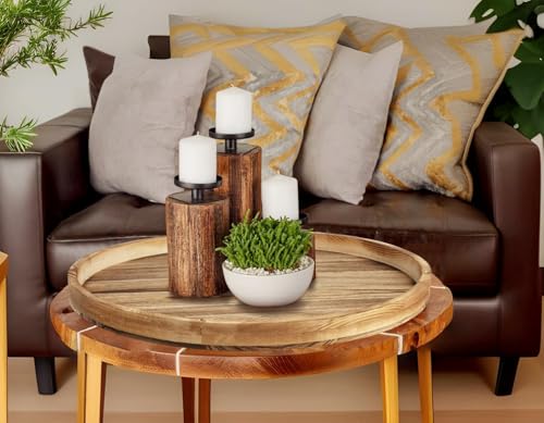 Round Ottoman Table Tray Round