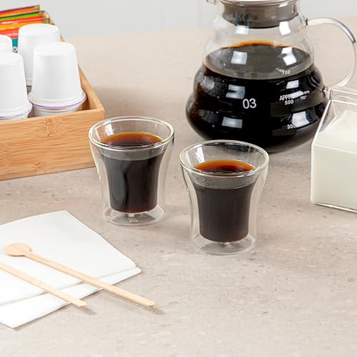 3 oz Professional Shot Glass Espresso Cup (2 Count)