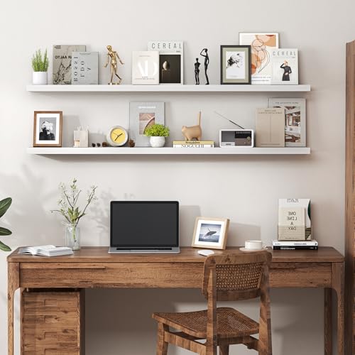 55 Inch Floating Shelves for Wall (2 Count)