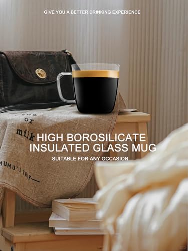 Glass Coffee Mugs (24 Fl Oz)