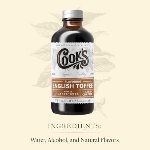 English Toffee Flavoring for Baking (4 Fl Oz)