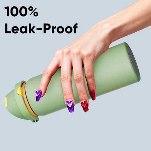 Insulated Water Bottle with Straw