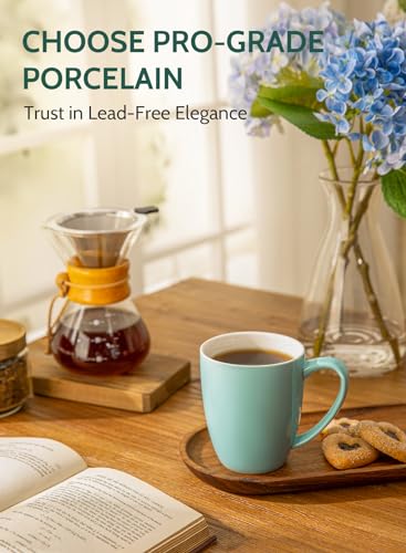 Porcelain Coffee Mugs (6 Count)