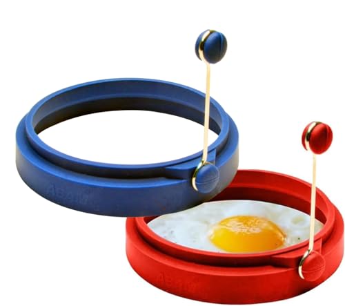 Professional 4 Inch Silicone Egg Ring (2 Count)