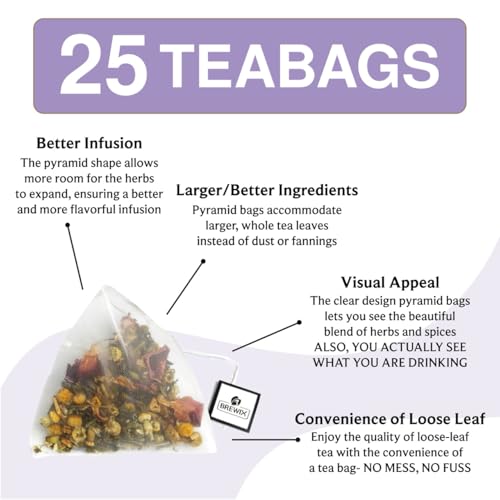 Valerian Comfort Tea for Sleep and Relaxation (25 Count)