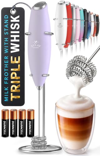 Powerful Milk Frother Wand With Duracell Batteries