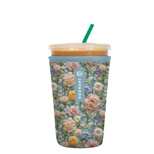 JavaSok Iced Coffee & Cold Soda Insulated Neoprene Cup Sleeve