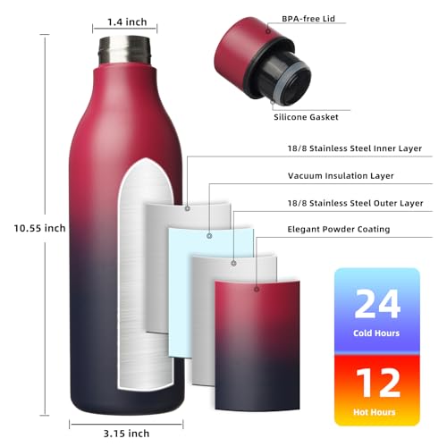 25oz Insulated Water Bottle