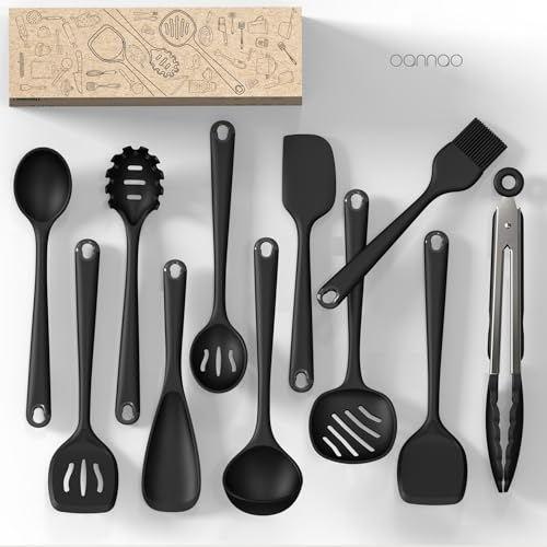 Silicone Kitchen Utensils Set (12 Ps)
