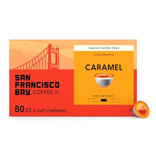 Caramel K Cup Compatible Coffee Pods (80 Count)