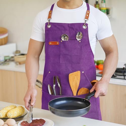 Canvas Aprons for Men Chef Apron