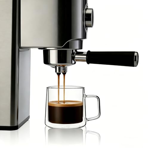 12oz Glass Coffee Mugs (4 Count)