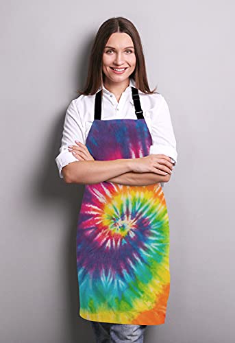 Tie Dye Kitchen Cooking BBQ Chef Apron