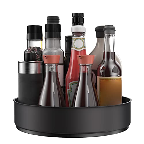 Lazy Susan Stainless Steel Spice Rack Turntable for Pantry Cabinet