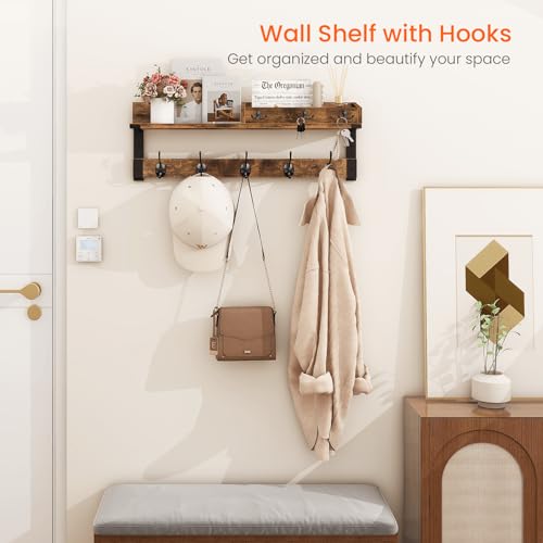 Coat Rack with Shelf