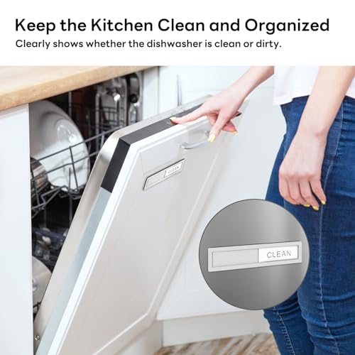 KitchenTour Dishwasher Magnet Clean Dirty Sign