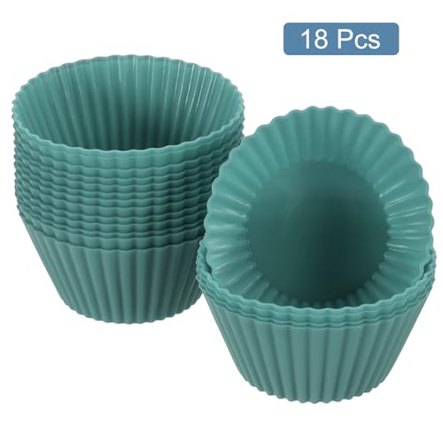 18Pcs Silicone Cupcake Liners