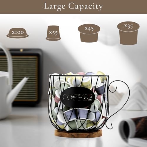 Rustic Metal K Cup Coffee Pod Holder
