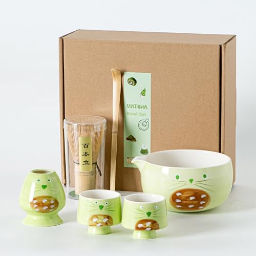 Matcha Whisk Set with Spout (6 Count)