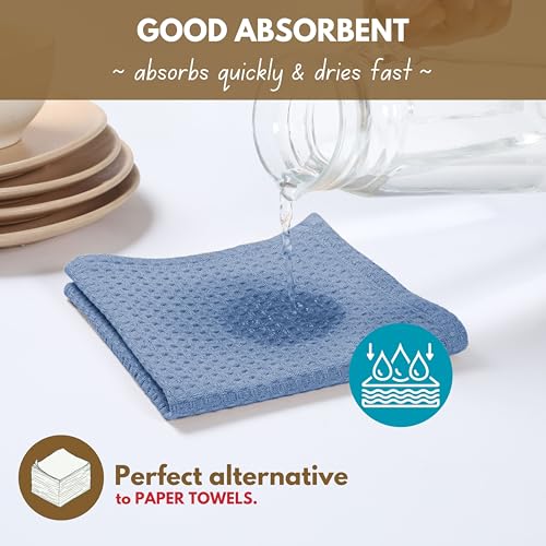 8 Piece Cotton Dish Towel & Dishcloths Set (8 Count)