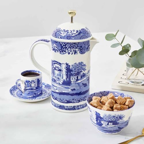 Blue Italian French Press
