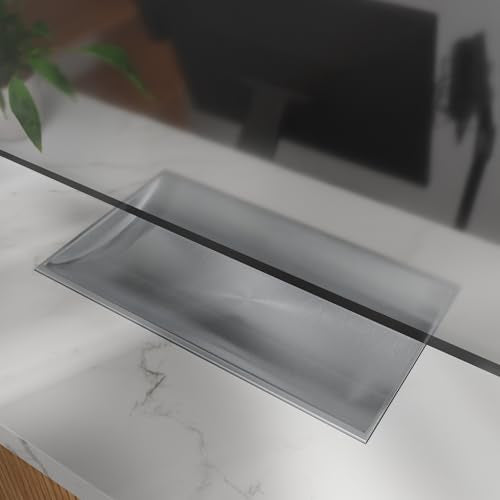 16" x 10" Stainless Steel Tray Deep Countertop Tray & Counter Organizer Tray for Cash