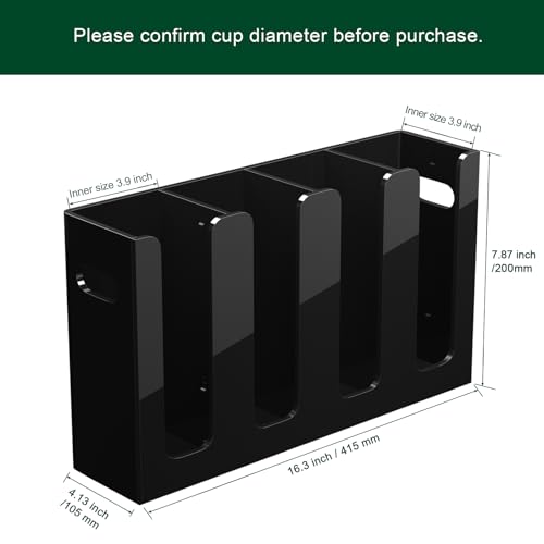 Disposable Coffee Cup Dispenser with Handles