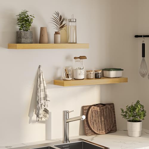 31.5 Inch Floating Shelves for Wall (2 Count)