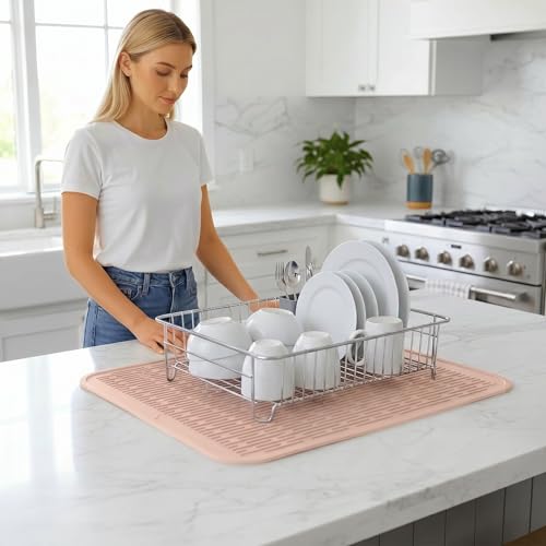 Silicone Dish Drying Mat for Multiple Usage