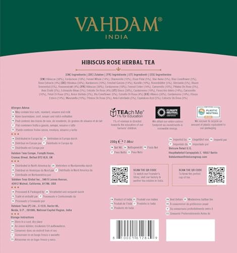 Hibiscus Rose Tea Bags