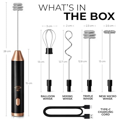 Rechargeable Milk Frother Handheld