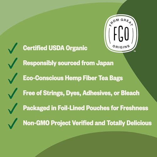 Organic Japanese Matcha + Green Tea (100 Count)