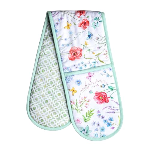 Double Oven Mitts 100% Cotton Double Oven Glove
