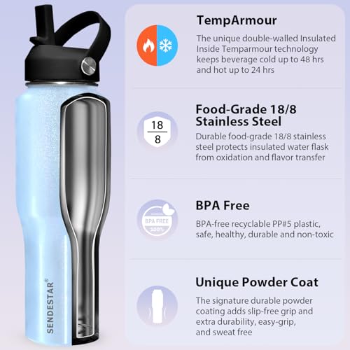 40oz Stainless Steel Water Bottle