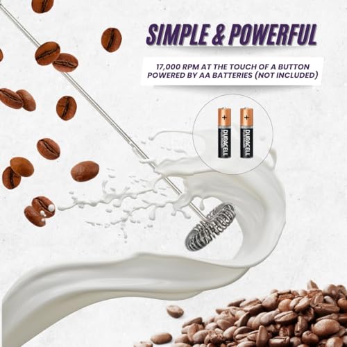 s Powerful Handheld Milk Frother