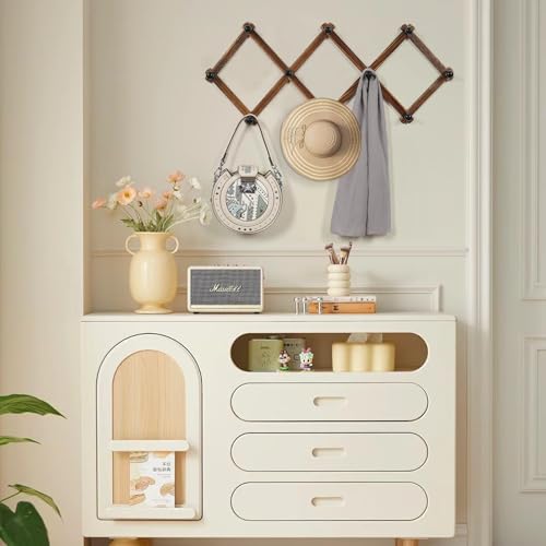 2 Pack Accordion Hat Rack for Wall (2 Count)