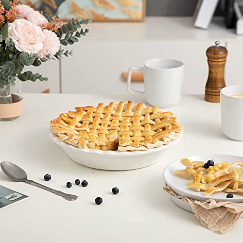 Pie Pan 9 Inch Ceramic Pie Dish (2 Count)